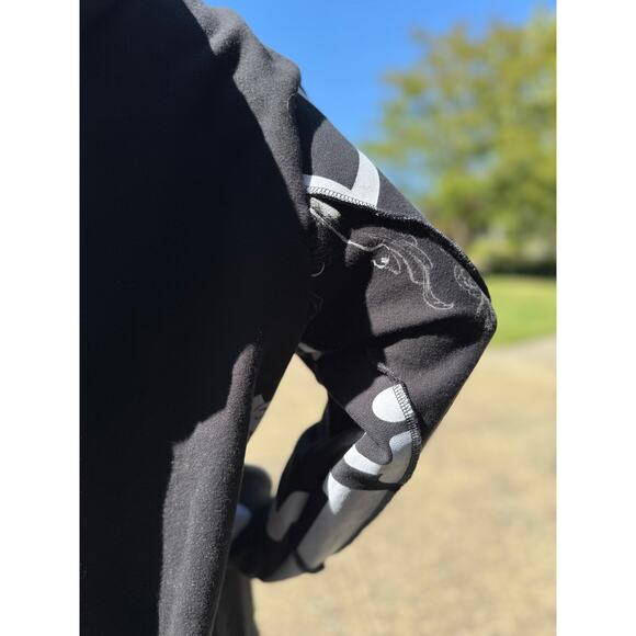 Affliction Jump Upcycled Black Hoodie Size S-M | SAME DAY SHIP | NEXT DAY SHIP - Picture 10 of 13